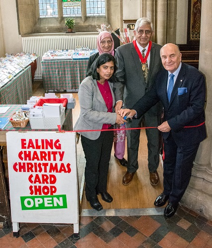 Charity Christmas Card Opening