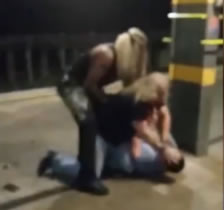 Bill Bailey Lookalike in Northolt Tube Fight 