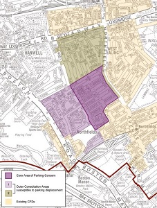 ealing parking council controlled cpz areas zone acknowledged surrounding core avenue