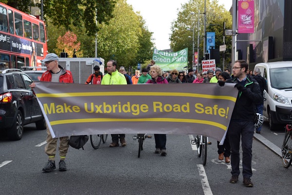 Protest Uxbridge Road - Liz Jenner