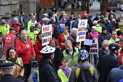 Cycle Protest - Liz Jenner photos