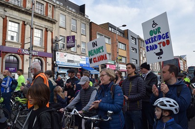 Cycle Protest - Liz Jenner photos