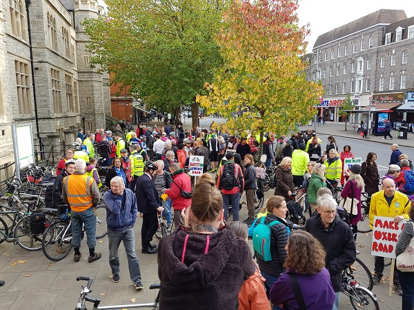 cycle road safety protest