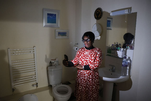 Eunice Gyimah says she has been using her toilet by phone light for months