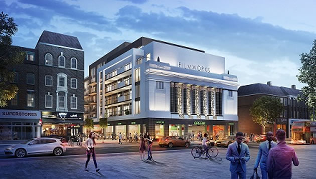 A computer visualisation of the planned new Ealing cinema 
