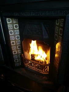 Fireplace at The EPT