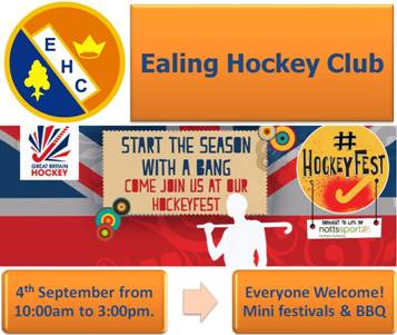 ealing hockey club open day