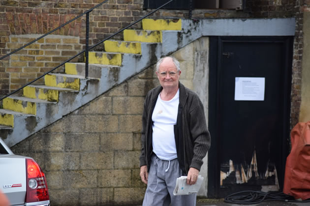 Jim Broadbent playing lookout John Collins