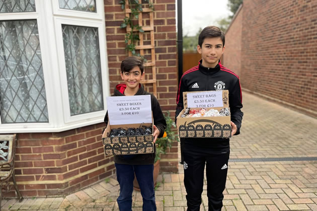 Two Ealing Schoolboys Become Sweet Dealers