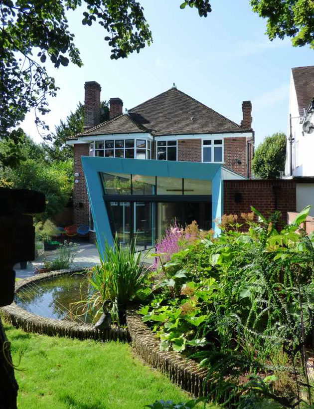 house refurbishment, extension and landscaping at 1A Mortimer Road