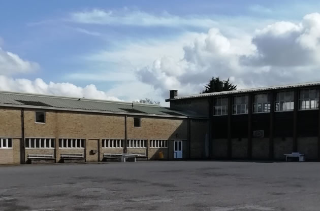 The current buildings at Northolt High School 