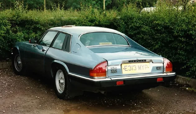 The car in which Penny Bell was found stabbed to death 