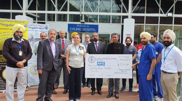 Sikh Charity Raises £25,000 for Ealing Hospital Heart Monitor