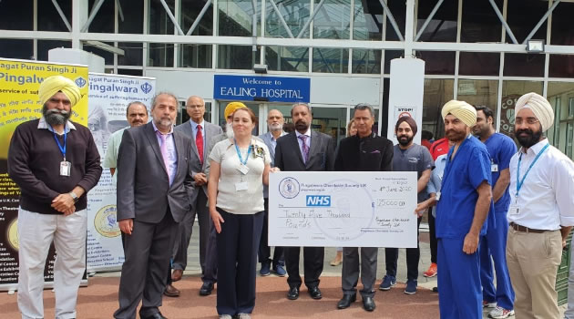 Sikh Charity Raises 25,000 for Ealing Hospital Heart Monitor