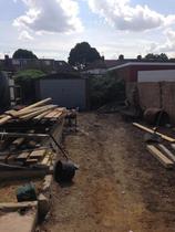 Outhouse demolition at Masefield Avenue