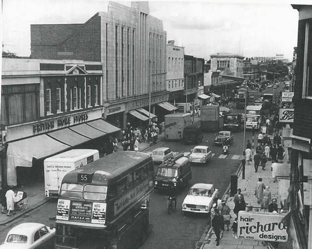 The Woolworth's building as it was in the sixties 