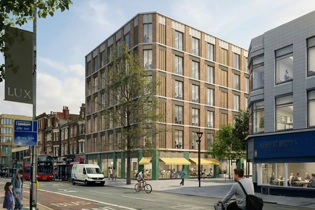 A visualisation of the building planned at 109-113 Broadway