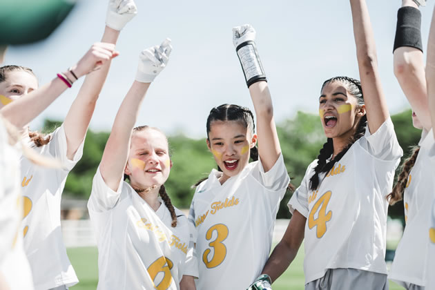 Ealing Field pupils celebrate their win