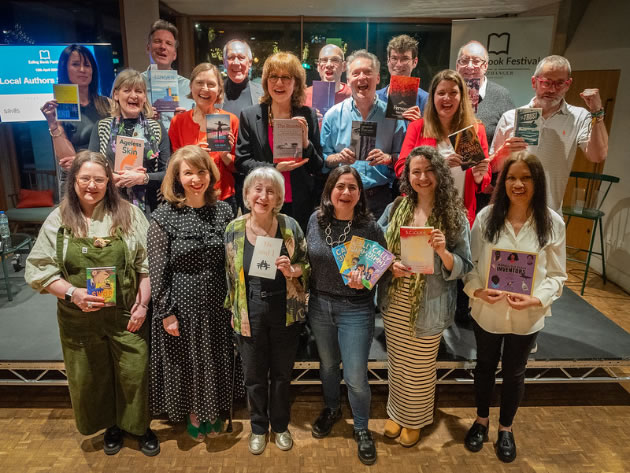 Local Authors Showcase participants at the 2024 Ealing Book Festival