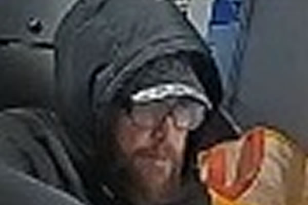 One of the men police wish to identify. Picture: BTP 