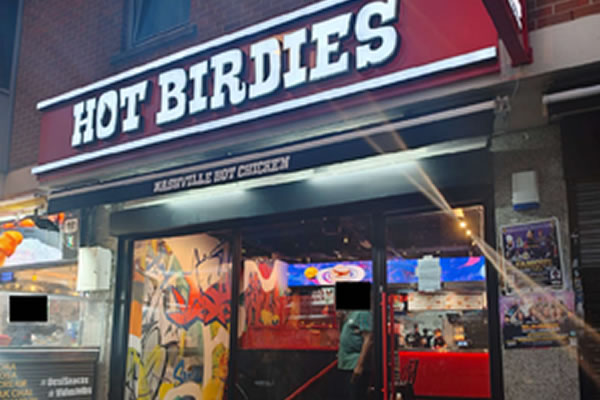 Hot Birdies is at 150 The Broadway