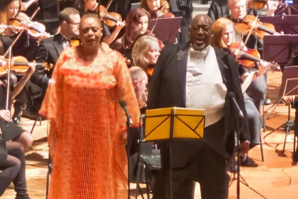 Gweneth-Ann Rand soprano and Keel Watson baritone singing Porgy and Bess with ESO in 2018 