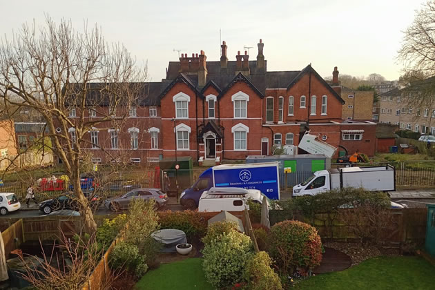 Nile Lodge before the demolition 