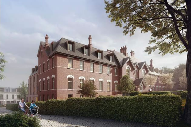 The developer's visualisation of what the reconstructed Nile Lodge would look like 