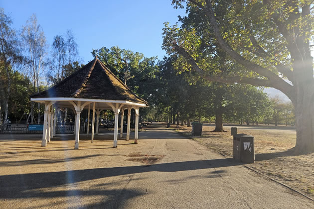 If approved much of the northern part of the park would be taken over by the theatre